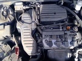 2001 HONDA CIVIC, NAVY BLUE, EX, 1.7L VTEC, AT,  A25078